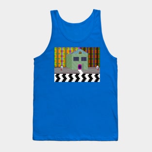 Optical Illusion House Tank Top